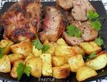 Roast Lamb с печеной картошкой