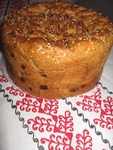 Ароматный хлеб с душистым маслом, травами и луком