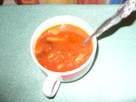 Супчик из томатного сока