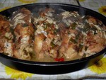 Куриные рулетики с сыром и ананасами в кляре