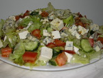 Греческий салат(мой вариант)