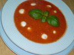 Быстрый томатный супчик с сыром 