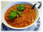 Луково-томатный соус „Иней“ к жареному мясу