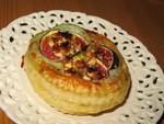 Слойки с рокфором и инжиром