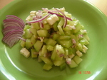 Огуречный салатик с фетой