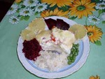 Рыба с рисом