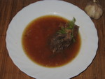 хашлама(мясо на овощном бульоне)