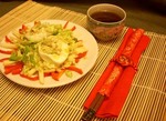 ФАРШИРОВАННЫЕ пекинской капустой яйца под лимонным соусом