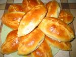 Воздушные  пирожки с яблоками