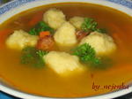 Гороховый суп с картофельными галушками