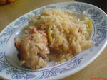 Курица, тушенная с овощами и рисом
