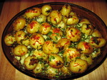 Pesto potato (Запеченыи картошка)