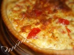 киш с баклажанами и томатами