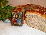 Христопсомо/хлеб Христа/ готовимся к встрече Нового года и Рождества