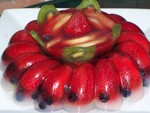 Желейно фруктовый десерт для взрослых !!!
