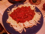 спагетти под ореховой пастой