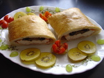 „Кармашки“ с куриной грудкой и баклажанoм.