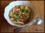 Овощной суп с белой фасолью,пастой и 