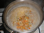суп из очищенной чечевицы