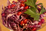 салат из краснокочанной капусты 