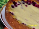 Творожный пай с ежевикой
