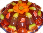 Слоеный желейный тортик с ягодами