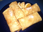 Блины с яблочной начинкой