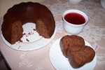 пирог быстрого приготовления с клубничным вареньем