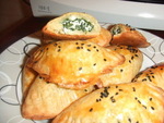 Пирожки со шпинатом и белым сыром (Ыспанклы почалар)