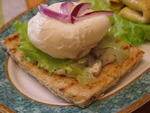 Проект «New Seledka!». Блюдо  третье: Сэндвич с яйцом-пашот и норвежской сельдью