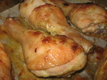 Курица в майонезно - горчичном соусе