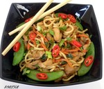 Курица с лапшой и овощами(Chicken Chow Mein)