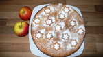 Яблочный пирог с печеньями