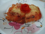 сытный мясной пирог с картошкой и сыром