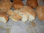 Чабатта (Ciabatta) с орехами и болгарским перцем