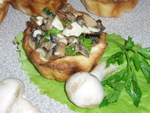 Тарталетки с икрой из грибов