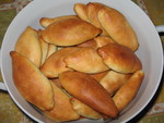 Пирожки печёные с грибами 