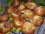 Поповеры (popovers) с голубым сыром