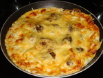 Печень с грибами в сметанном соусе аля Фрау блюм (вариант)