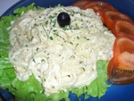 Спагетти в сырно-ореховом соусе