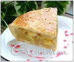 Яблочный пирог c карамельным соусом