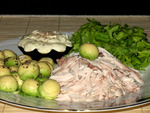 Курица с авокадо и соусом с хреном (Pollo con avocado e salsa al rafano)