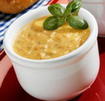 Сырный суп с луком