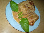 Голубцы из куриного мяса в савойской капусте