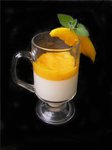 Mango panna cotta