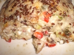 Рыбный рулет из теста филло