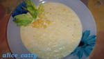 Суп-пюре из кукурузы с плавленым сырком