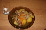 Турма (картофель с фрикадельками)