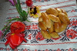 Золотистые воздушные пирожки( без яиц)