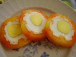 Перец, фаршрованный яйцом